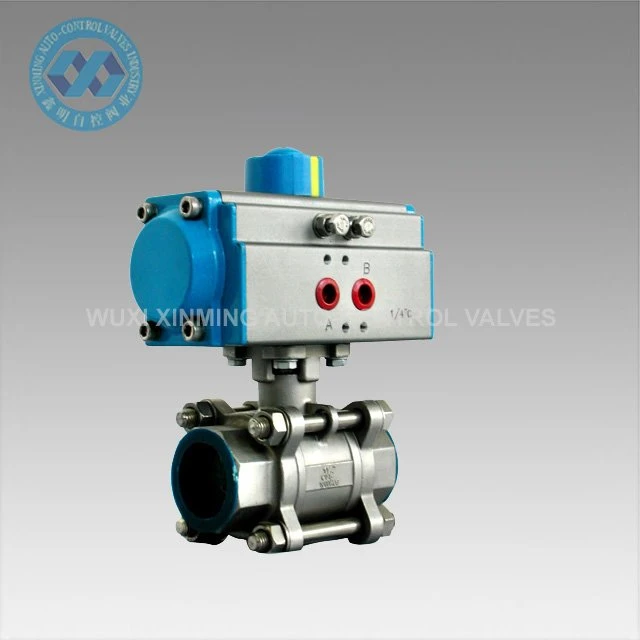 Pneumatic boul valv