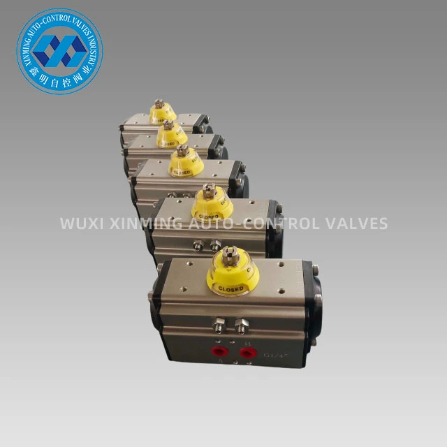 Angle vwayaj Pneumatic Actuator