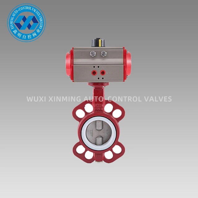 Penumatic Actuator Ductile Iron Wafer Papiyon Valv