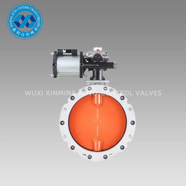 Pneumatic Pousyè Papiyon Valv