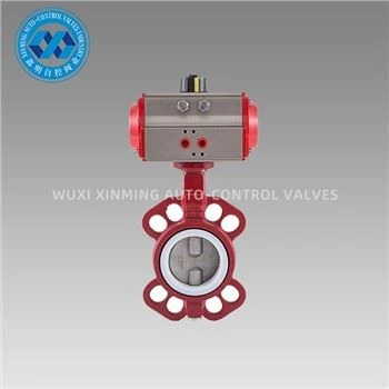 Penumatic Actuator Ductile Iron Wafer Papiyon Valv