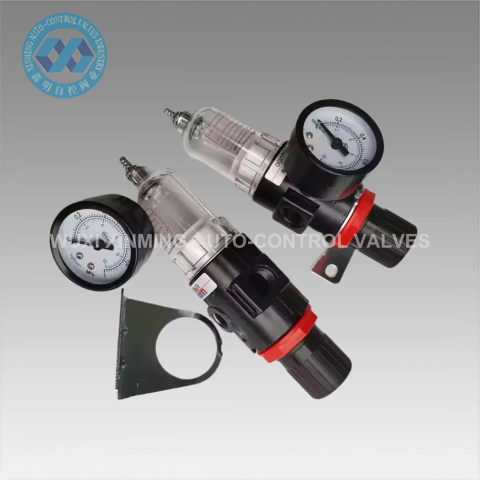 Lè filtre presyon reglemante valv filtre AFR2000 Pneumatic lwil oliv-dlo separasyon lè processeur sous