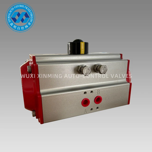 Angle vwayaj Pneumatic actuators