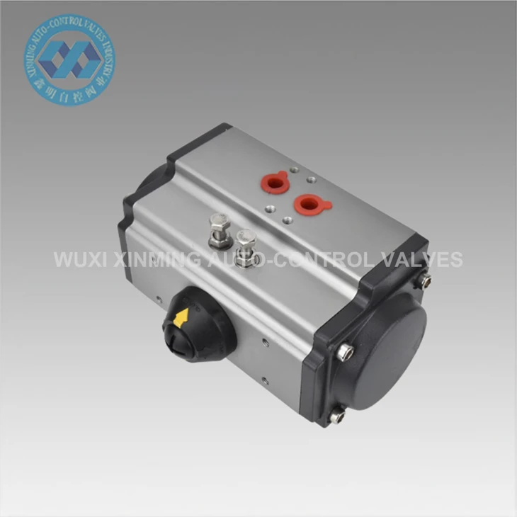 Nan seri GT Single ak Double Aji Pneumatic Papiyon Valv actuateur 90 degre wotasyon