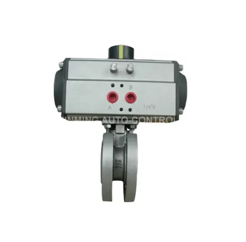 Chinwa Pneumatic Actionnateur wafer mens boul valv faktori pri