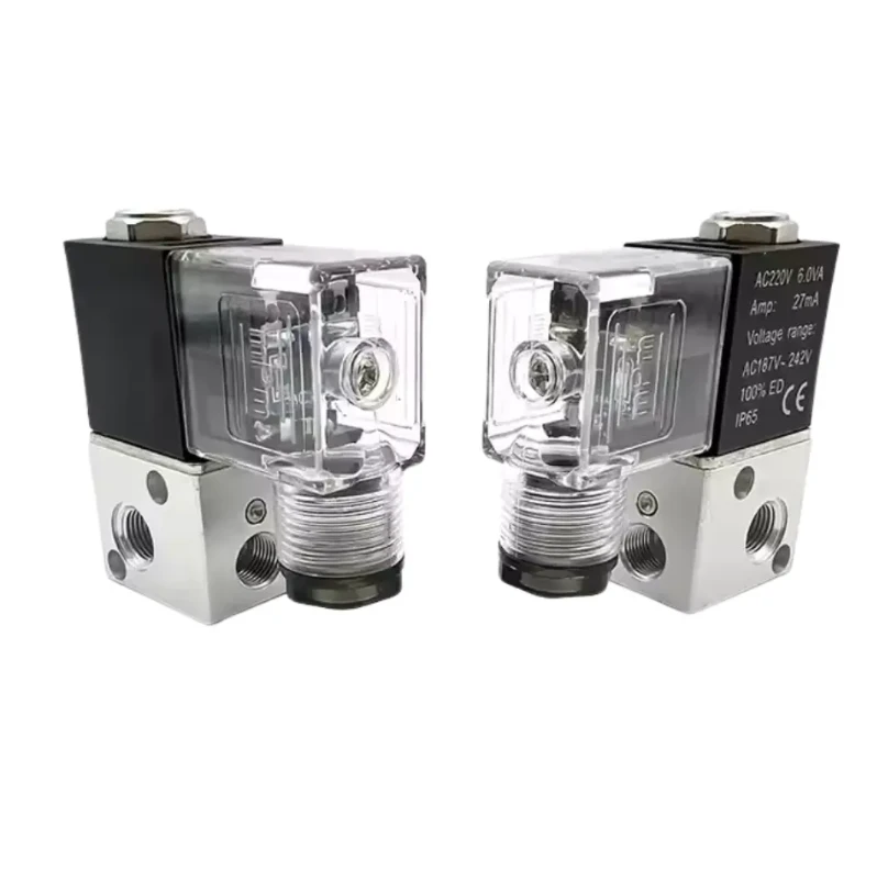 Segondè pèfòmans konpwesyonè valv solenoid
