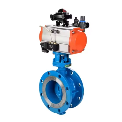 Segondè -bon jan kalite Pwosesis Polisaj Pneumatic Sanitè Papiyon Valv