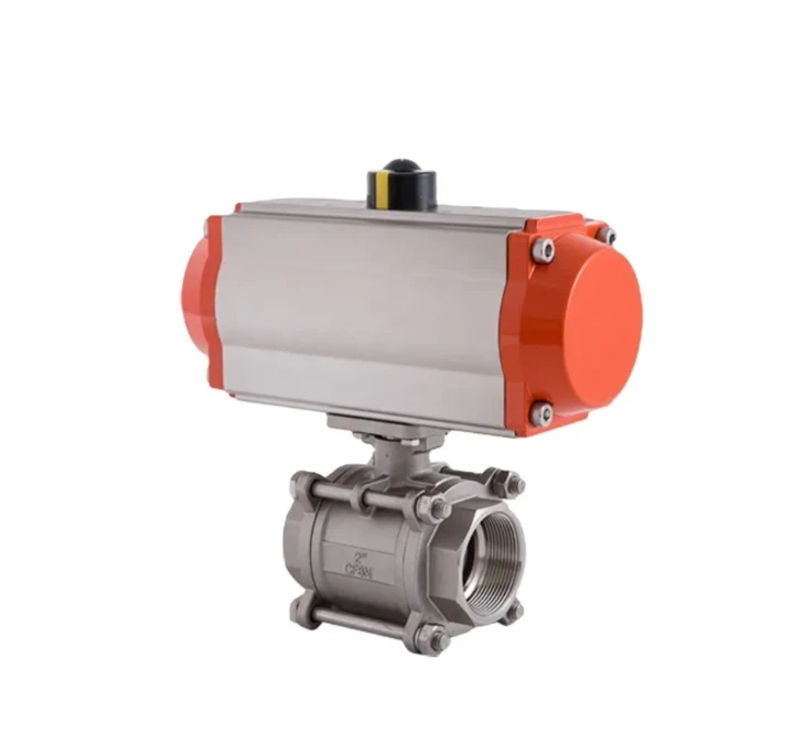 NPT fil Pneumatic Aktive Valv boul|CE/ATEX sètifye