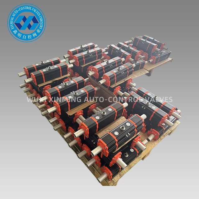 Pneumatic actuator pou tretman dlo