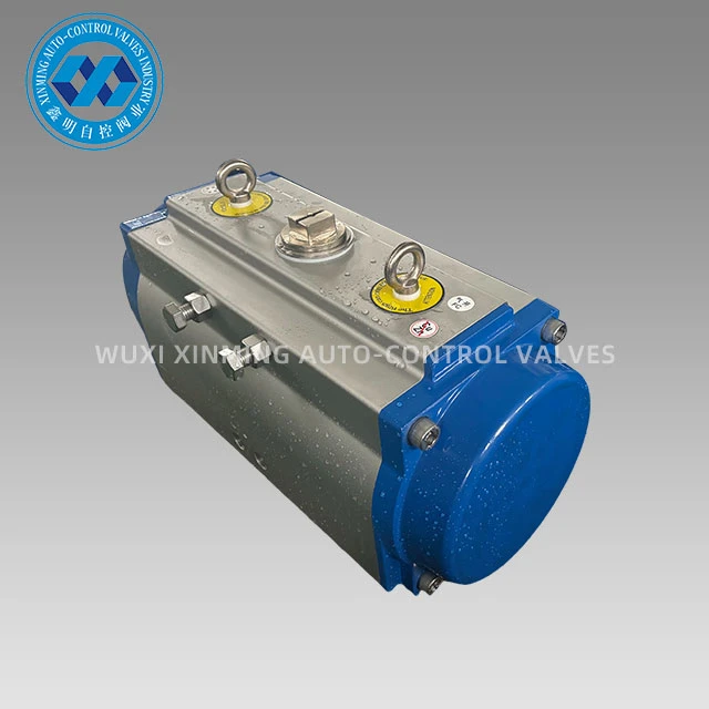 Pneumatic actuator san Cu oswa Zn