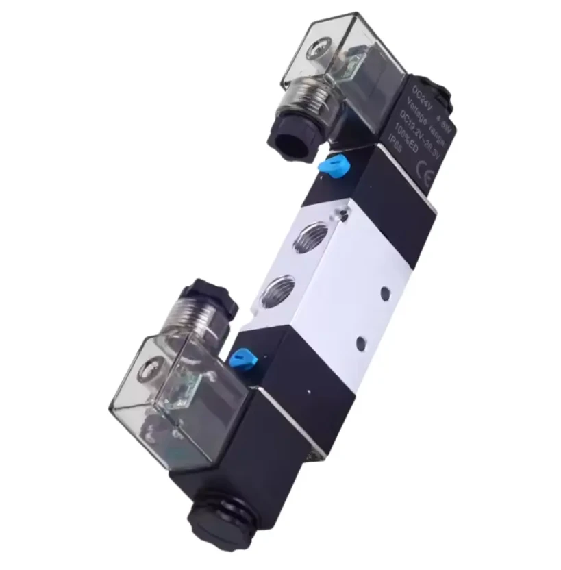 Pneumatic kontwòl lè solenoid valv vit kalite repons