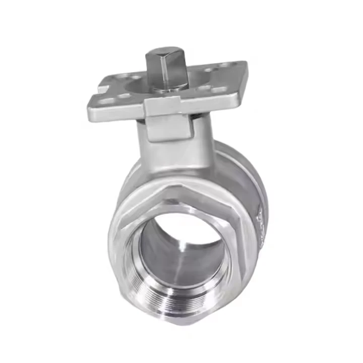 Valv boul Pneumatic ak fil entèn yo