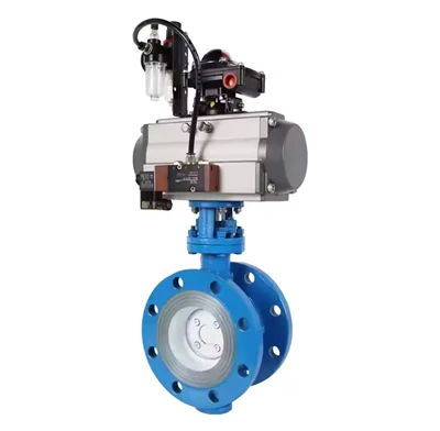 Valv Papiyon Pneumatic Triple Eksantrik