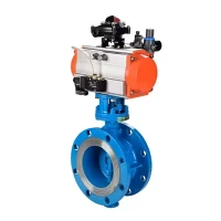 Segondè -bon jan kalite Pwosesis Polisaj Pneumatic Sanitè Papiyon Valv