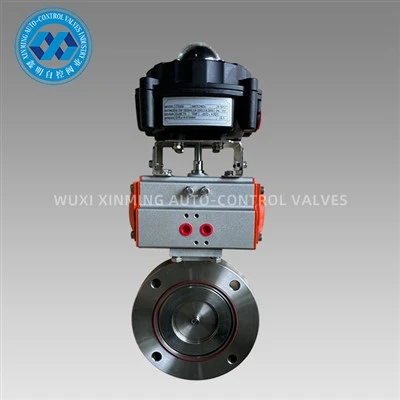 Pneumatic actuator vakyòm papiyon valv