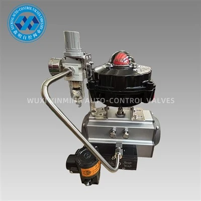 Pneumatic boul valv actuators