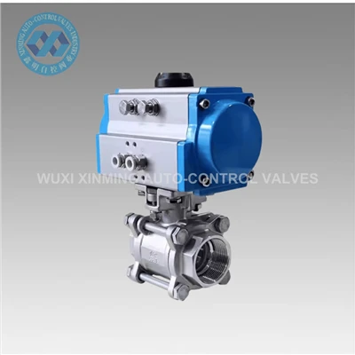 Pneumatic Threaded boul valv