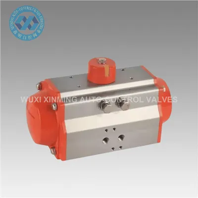 Pneumatic Rotary Actuator: 0 ~ 90 degre presizyon kontwòl